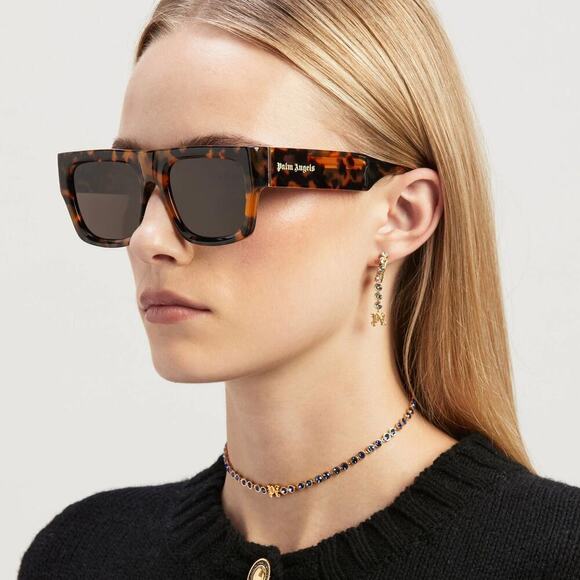 New! PALM ANGELS Pixley Sunglasses PERI049 6064, Authentic main image 4